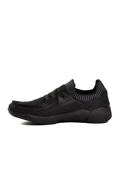AYAKMOD Black Nubuck Men's Casual Shoes