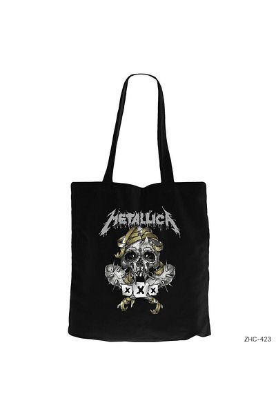 Z zepplin Metallica XXX Black Canvas Cloth Bag