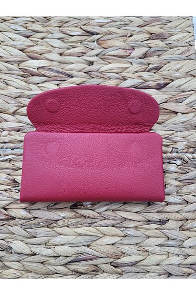 Westpolo West Polo Genuine Leather Ultra-Light Women's Large Size Wallet with Magnet Detail