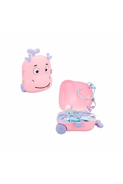 oydaş oyuncak Valizli, Tekerlekli, Doktor Seti (Pembe)