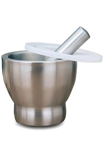 SAFA Stainless steel grinder for grinding garlic and spices, diameter 10 cm