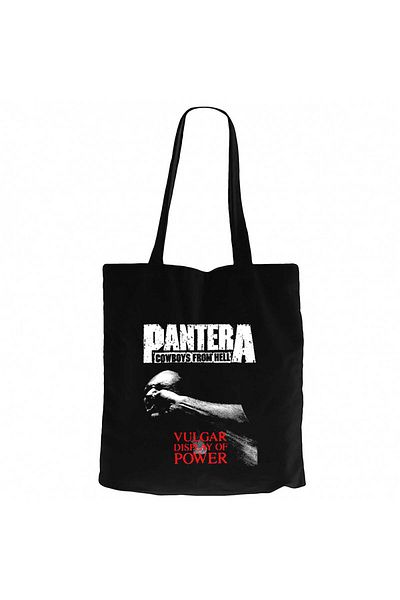 Z zepplin Pantera Vulgar Display Of Power Black Canvas Bag