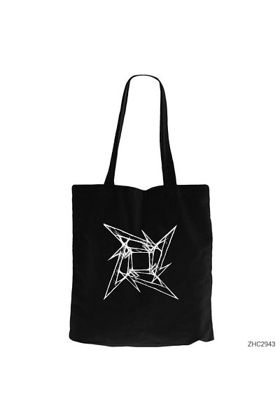 Z zepplin Metallica Blade Dream Black Canvas Tote Bag