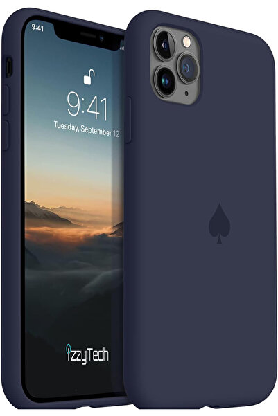 izzytech موديل ايفون 11 برو ماكس، مخمل داخلي، غطاء سيليكون