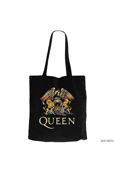 Z zepplin Ultimate Best Of Queen Black Canvas Tote Bag
