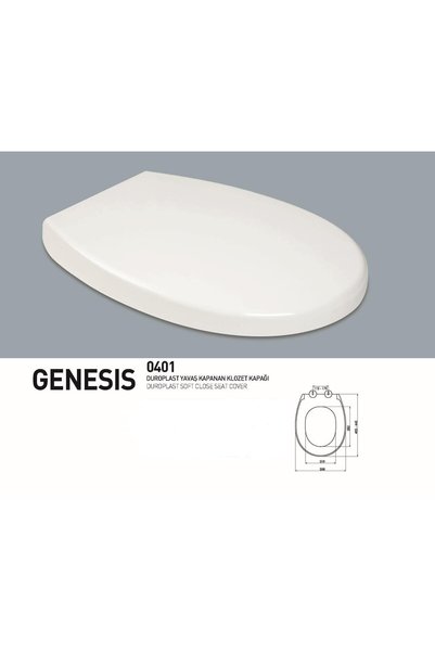 CYH NKP GENESİS YAVAŞ KAPANAN KLOZET KAPAĞI 0401