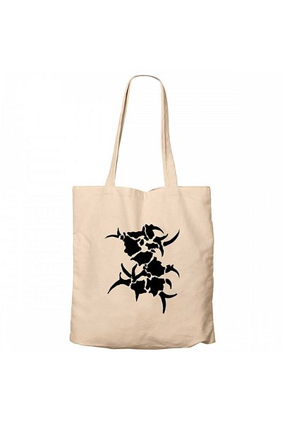 Z zepplin Sepultura Logo Cream Zippered Cloth Bag Gabardine