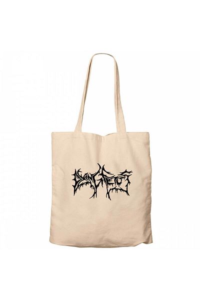 Z zepplin Dying Fetus Text Cream Canvas Tote Bag