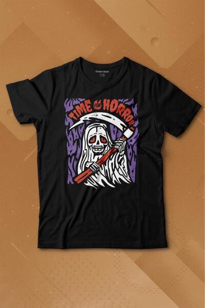 Kendim Seçtim Horror Minimal Funny Kara Comic Horror Urban Štampano T-Shirt z...