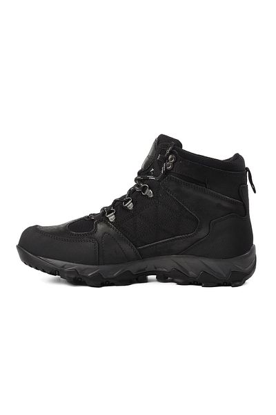 AYAKMOD Μαύρα ανδρικά μποτάκια Nubuck