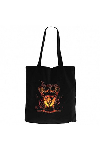 Z zepplin Venom Hell Black Canvas Tote Bag