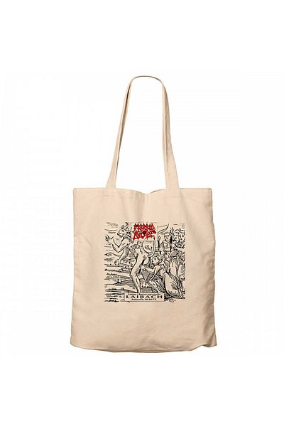 Z zepplin Morbid Angel Laibach Remixes Cream Zippered Cloth Bag Gabardine