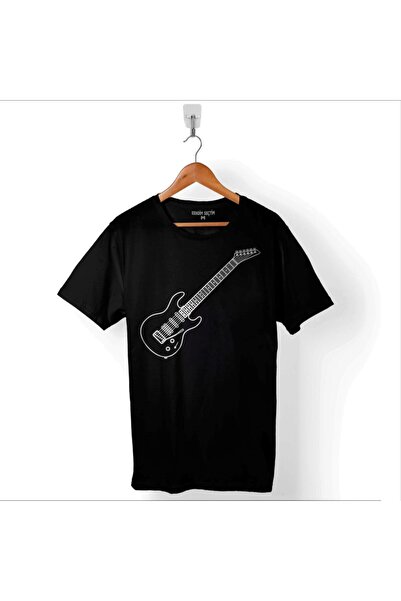 Kendim Seçtim Desen chitară Design Chitară Saz Rock Jazz Muzică Notă muzicală Tricou imprimat Tricou unisex