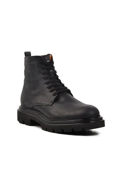 Dr.Flexer Ayakmod Μαύρες Ανδρικές Μπότες Nubuck