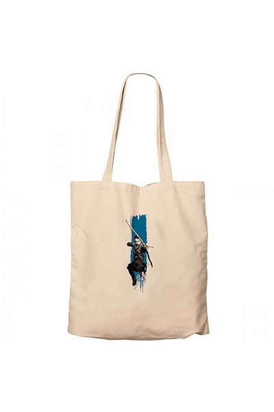 Z zepplin Τσάντα God Of War Atreus Cream Canvas Tote