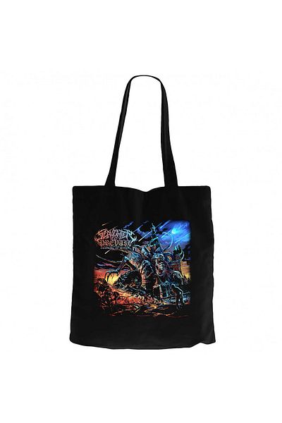 Z zepplin Slaughter To Prevail Chapters Of Misery Black Canvas Tote Bag