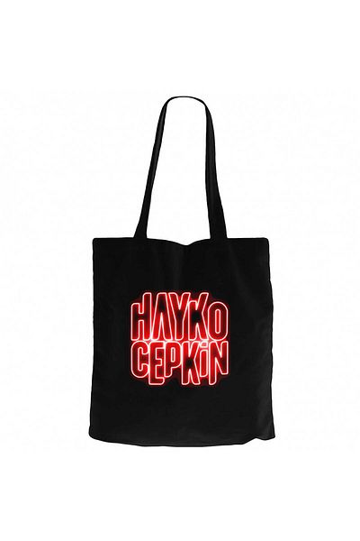 Z zepplin Hayko Cepkin Neon Black Canvas Tote Bag