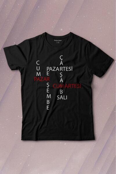 Kendim Seçtim Мајица са Štampano минималног текста Days Дечија T-shirt