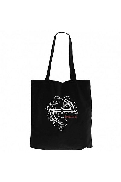 Z zepplin Evanescence Logo Black Zippered Cloth Bag Gabardine