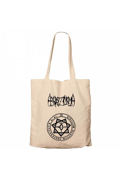 Z zepplin Burzum Demo Ii Cream Zippered Cloth Bag Gabardine