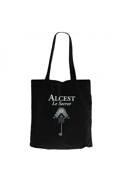 Z zepplin Alcest Le Secret Black Canvas Tote Bag