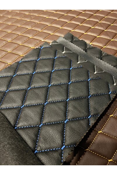 ÜNKAY Baklava Dilimi Desenli Kapitoneli Döşemelik Suni Deri