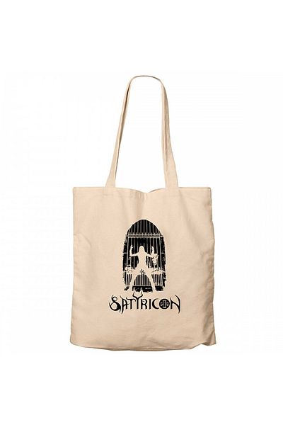 Z zepplin Satyricon Possessed Cream Zipper Cloth Bag Gabardine