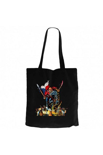 Z zepplin Iron Maiden Warriors Μαύρη πάνινη τσάντα