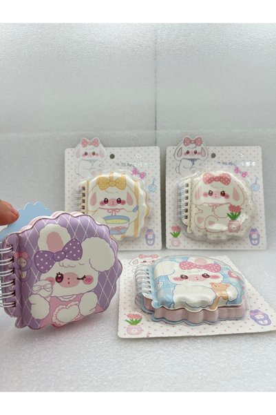 Meyra Accessories 1Pcs Cute Soft Sponge Surface Sanrio Cartoon Soft Cover Mini Memo Book