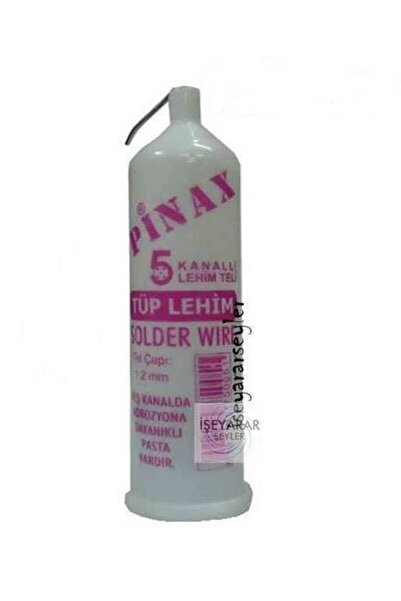 istoç Pinax 1.2mm 5 Kanalli Pastalı Tüp Lehim Teli Tüm Cihazlarin Onarımında Güvenle Kullanılabilir