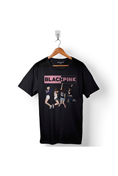 Kendim Seçtim Crna roza Blackpink kasetofon muzika Južna Koreja muška majica