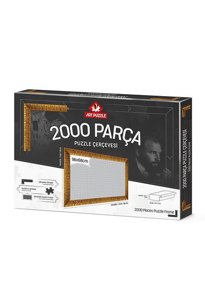 Art Puzzle Gold 2000 Pieces Disassembled Puzzle Frame