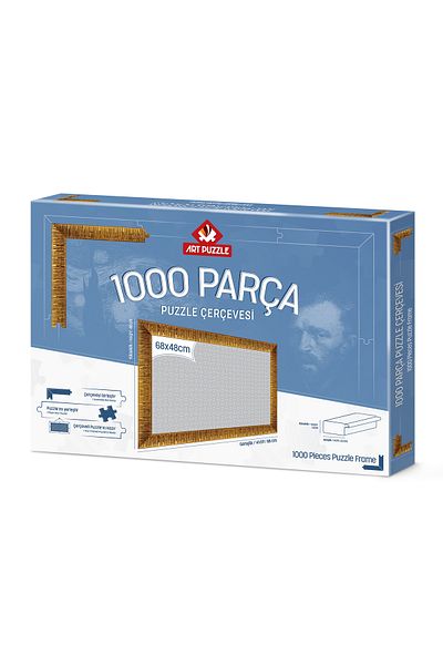 Art Puzzle Gold 1000 Pieces Disassembled Puzzle Frame