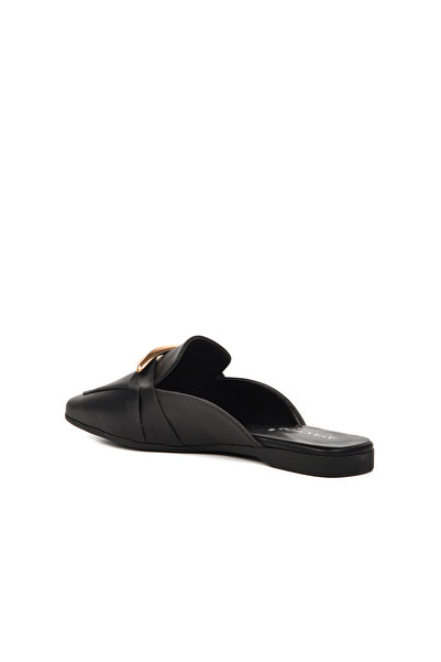 AYAKMOD Μαύρες γυναικείες παντόφλες