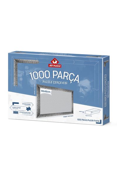 Art Puzzle Silver 1000 Pieces Disassembled Puzzle Frame