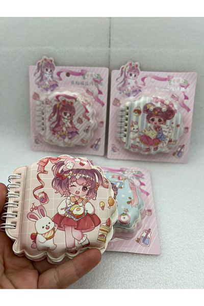 Meyra Accessories 1Pcs Cute Soft Sponge Surface Sanrio Cartoon Soft Cover Mini Memo Book