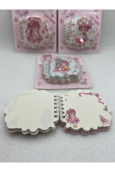 Meyra Accessories 1Pcs Cute Soft Sponge Surface Sanrio Cartoon Soft Cover Mini Memo Book