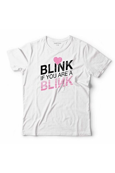Kendim Seçtim Crna roza majica "Blink If You Are A Child"