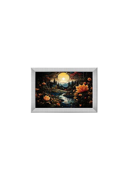 Art Puzzle Night Beauty 1000 Piece Framed Puzzle