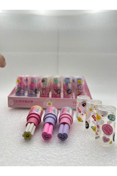 Meyra Accessories 1 Adet Sevimli Stick Lucky Silgili Kalem Tıraş Renkli Seçen...