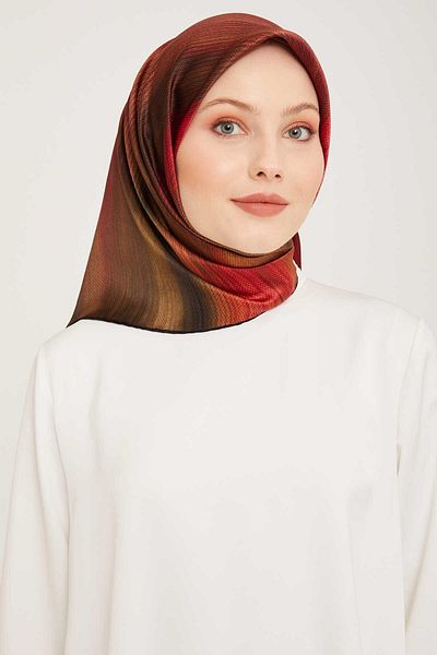 Armine Nostalgia Series Twill Silk Scarf 9017-38Nt