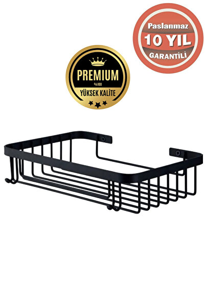 ÇELİK BANYO Paslanmaz Çelik Taci 1’li 23x15 Cm Şampuanlık Banyo Rafı Süngerli...