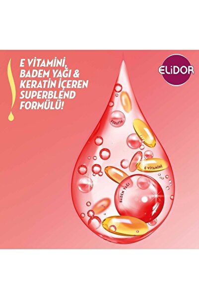 Elidor Superblend Saç Bakım Şampuanı Renk Koruyucu Ve Canlandırıcı Bakım 400 ml X3 Adet