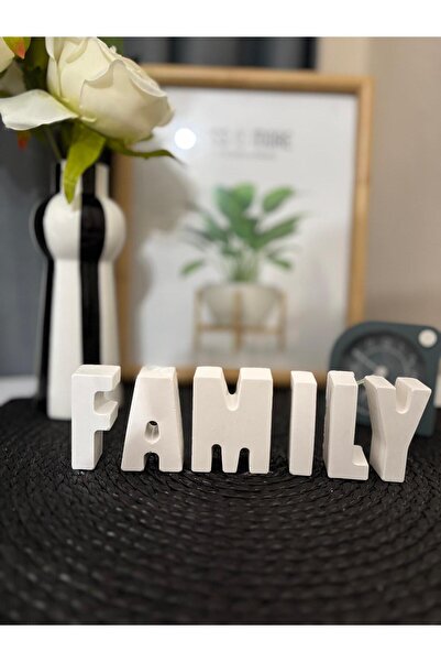 MİMİKRİ HOME Dekoratif Famıly Aile Yazısı Kokulu