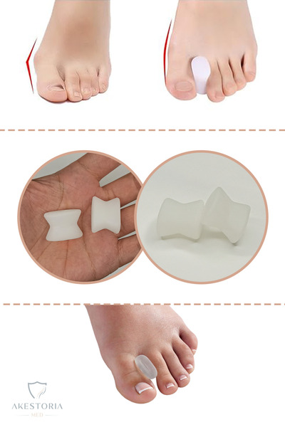 Genel Markalar Çift Ayak Parmak Arası Makara Baş Parmak Şekil Düzeltici Fc-014