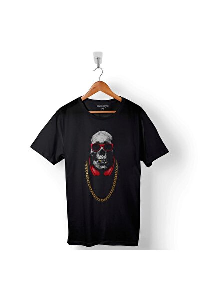 Kendim Seçtim Hip Hop Dance Pırate Skull Dry Head Štampano T-Shirt Unisex T-s...