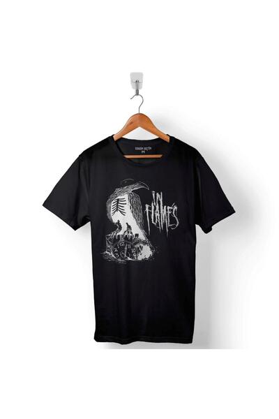 Kendim Seçtim In Flames Siren Chams Логотип Надрукований Футболка Unisex T-shirt
