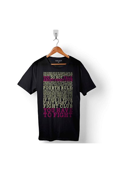 Kendim Seçtim Μπλουζάκι φόρμας Fight Club Fight Club Ruled Unisex