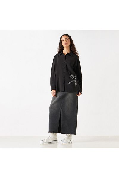 SP Characters CHR L LONG SLEEVE OVERSIZED SHIRT