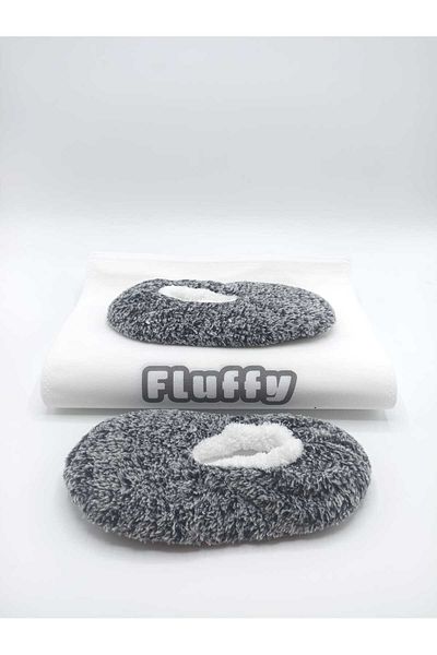 fluffy Wellsoft Children's Booties - Anti-Slip, No Sound and Sponge Bottom, Preschool Home Ballerinas